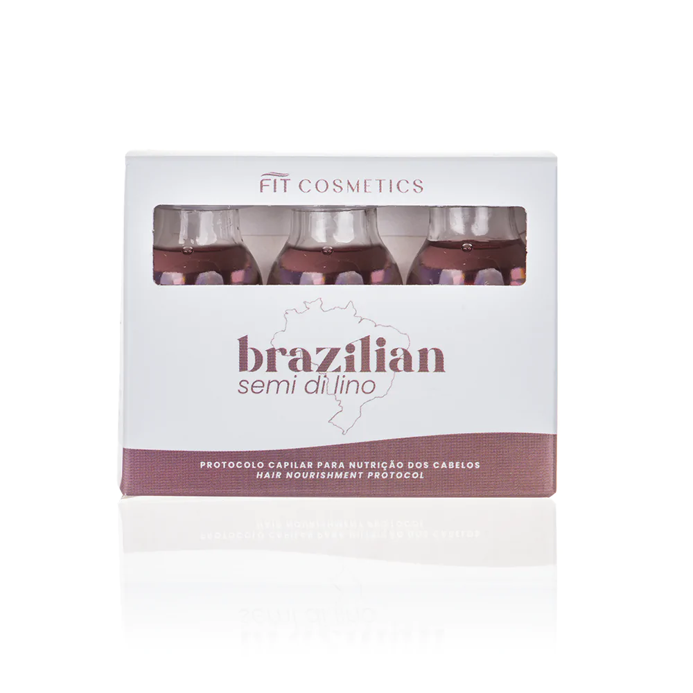 [2588] Ампулы-Филлер  Brazilian Semi Di Lino, Fit Cosmeticos (3*13ml)