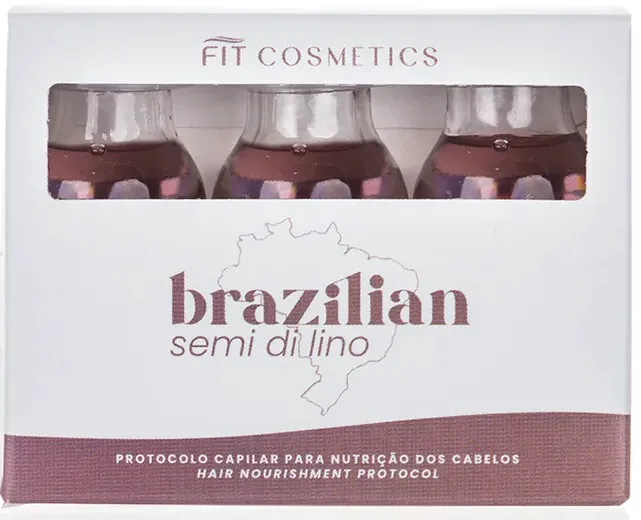 Ампулы-Филлер  Brazilian Semi Di Lino, Fit Cosmeticos (3*13ml)