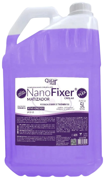 [MLB2661440349] Нано Фиксатор Цвета от Qatar Hair( фиолетовый матизатор)5L