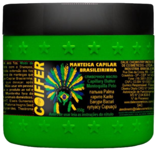 Coiffer Nourishing mask for dry hair Manteiga Hair Brasileirinho, 350ml
