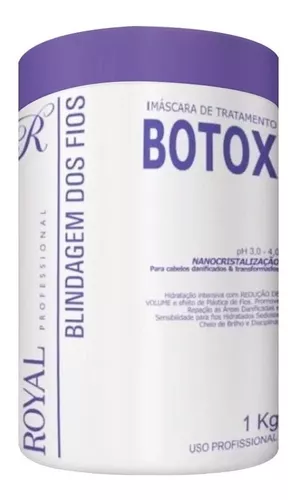 Ботокс Blindagem Capilar Nanocristalização Royal 1000g