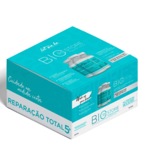 КОРОБКА LET ME BE AMPOLA BIORESTORE MASK- 15 ml*9шт