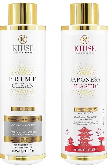Kit Keratin Japonesa Kiuse Cosméticos - kit 2x1000