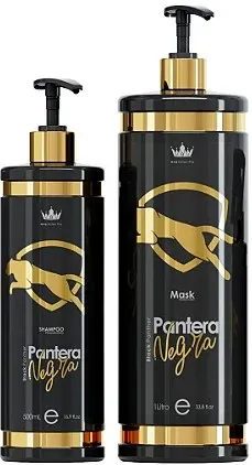 KIT Нанопластика Ana Paula Черная Пантера - Black/Gold, 1l+500ml