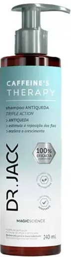 [JACKCAFFE] Шампунь  Caffeines Therapy Dr Jack от выпадения и для роста волос, 240ml