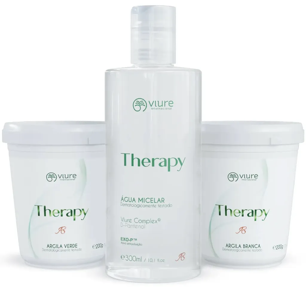 VIURE Detox Set (Shampoo+Green Clay+White Clay)1l+200ml*2