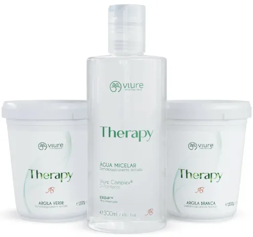 [3004] VIURE Детокс Набор (Шампунь+Глина Зеленая+Глина Белая)1l+200ml*2