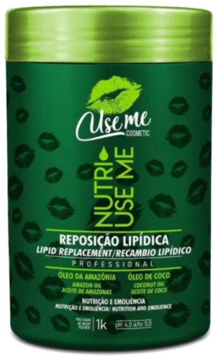 [425] HAIR MASK USE ME NUTRI REPOSICAO LIPIDICA OLEO COCO AMAZONIA,1kg