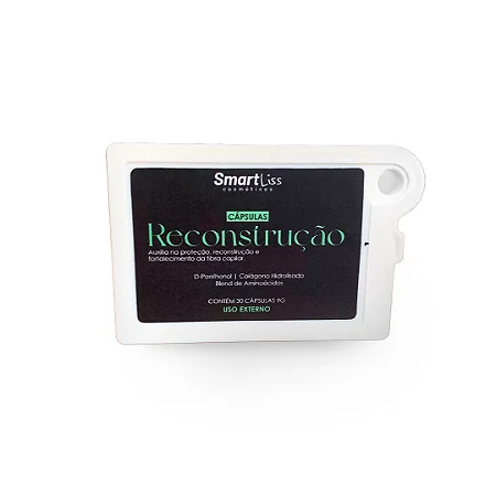 Коробка Капсула Реконструкция Smartliss Cosmeticos, 9gr*30un