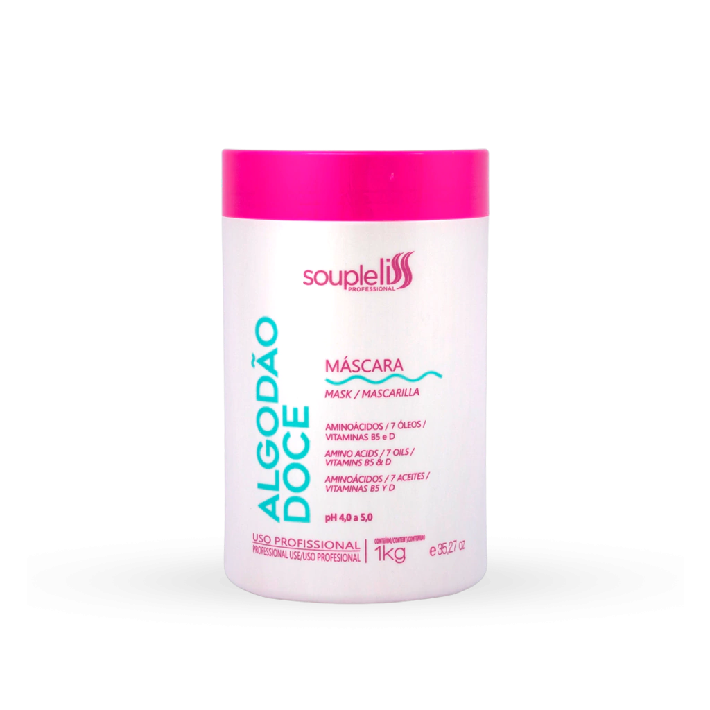 Mask Algodão Doce 01 KG Soupleliss Professional