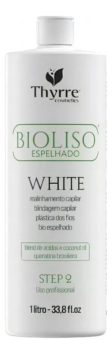 [BIOLISOW] Nanoplasty for hair nanocrystallization Ativo BioLiso White1 Litro -