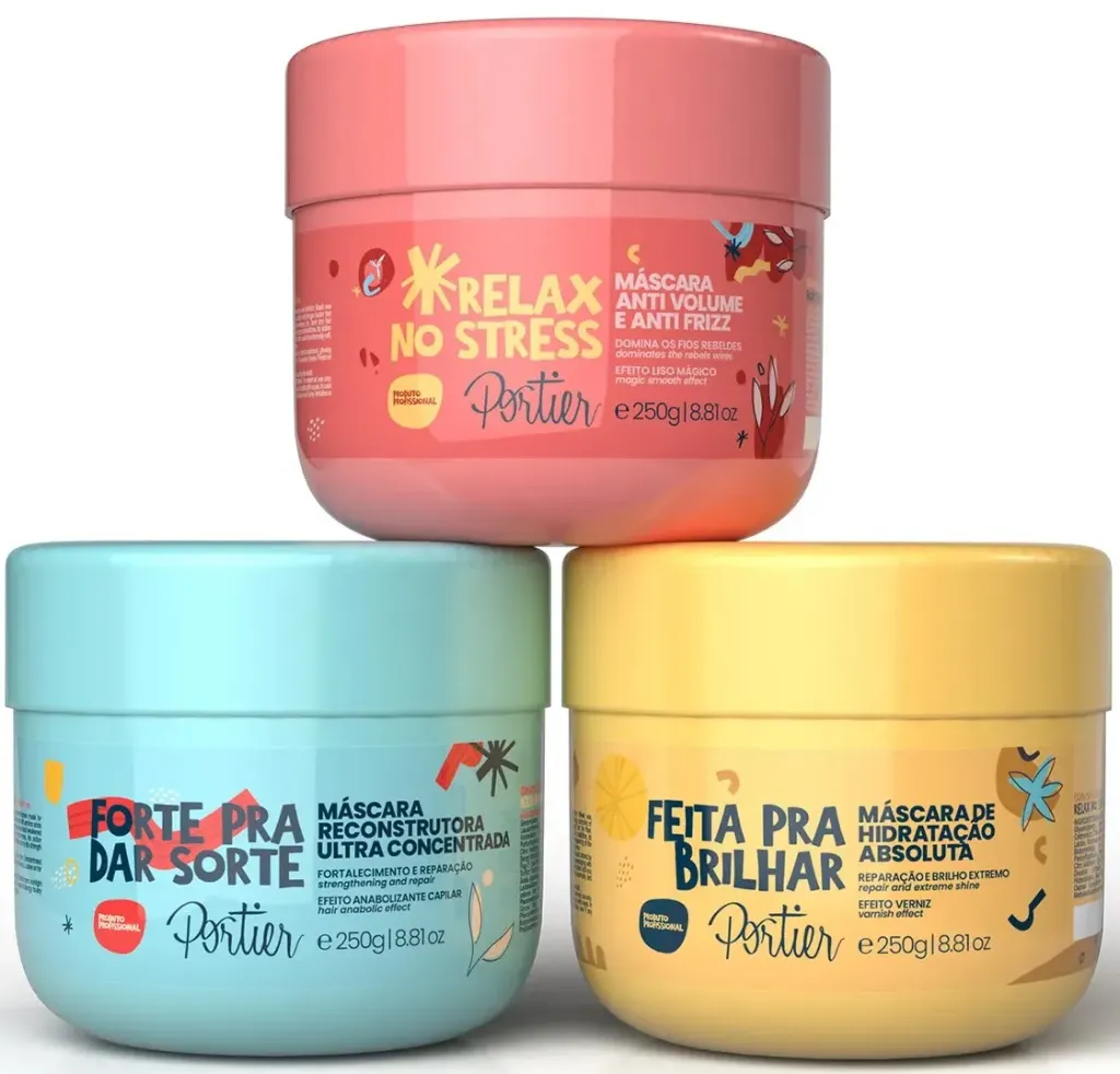 Portier Set of masks for home care, 250g*3