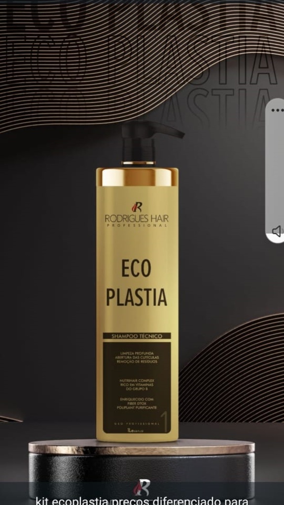 [SHECO] Шампунь  Eco Plastia от RODRIGUES HAIR, 1L