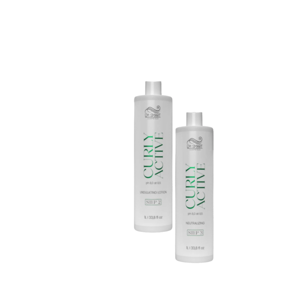 Set Anti-straightening & Permanent Chemicals for curling from the Curly Active line from LM Smart Cosmetics (1L*2)