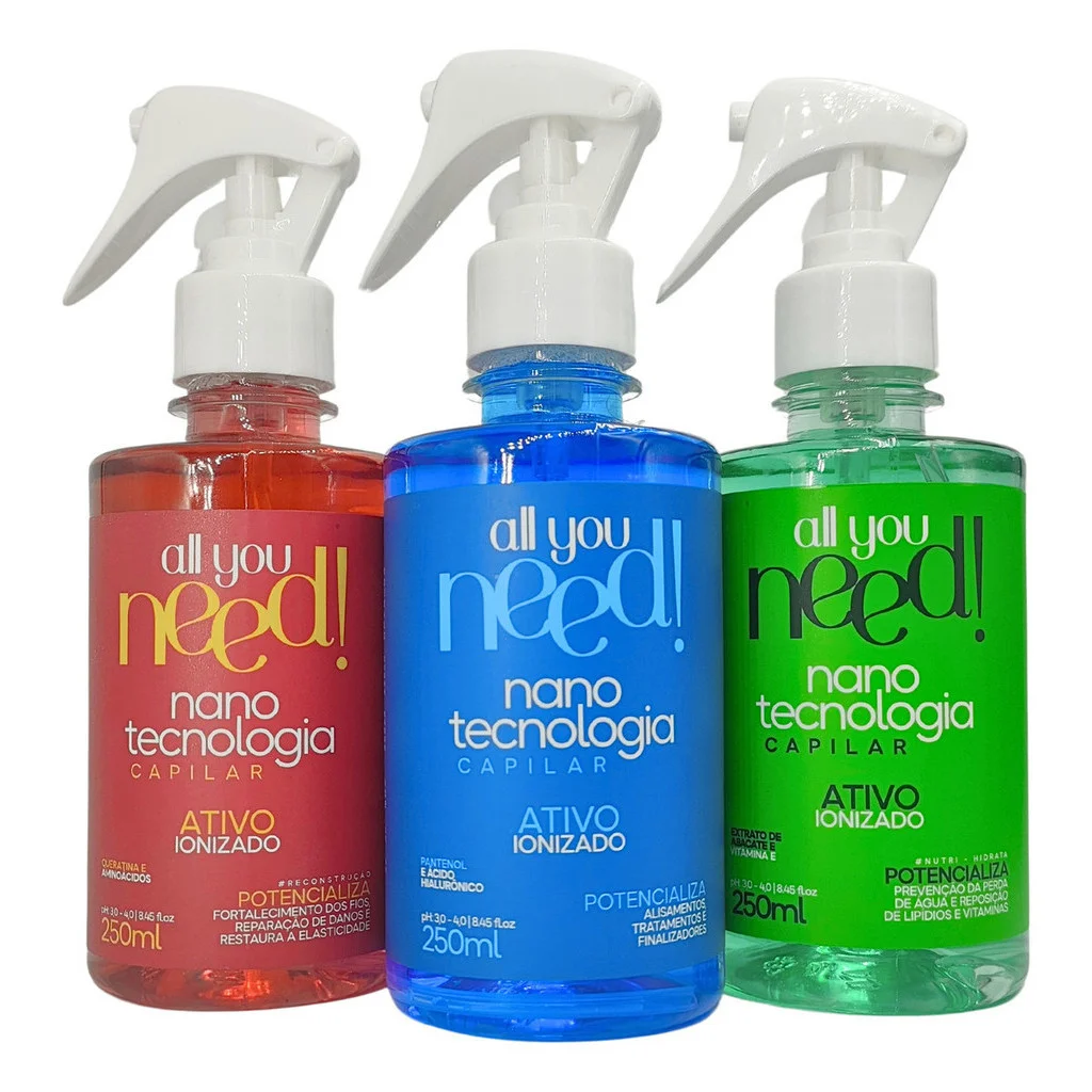 [142] Kit Nanovertization 250ml*3 Mirai Cosmeticos All You Need