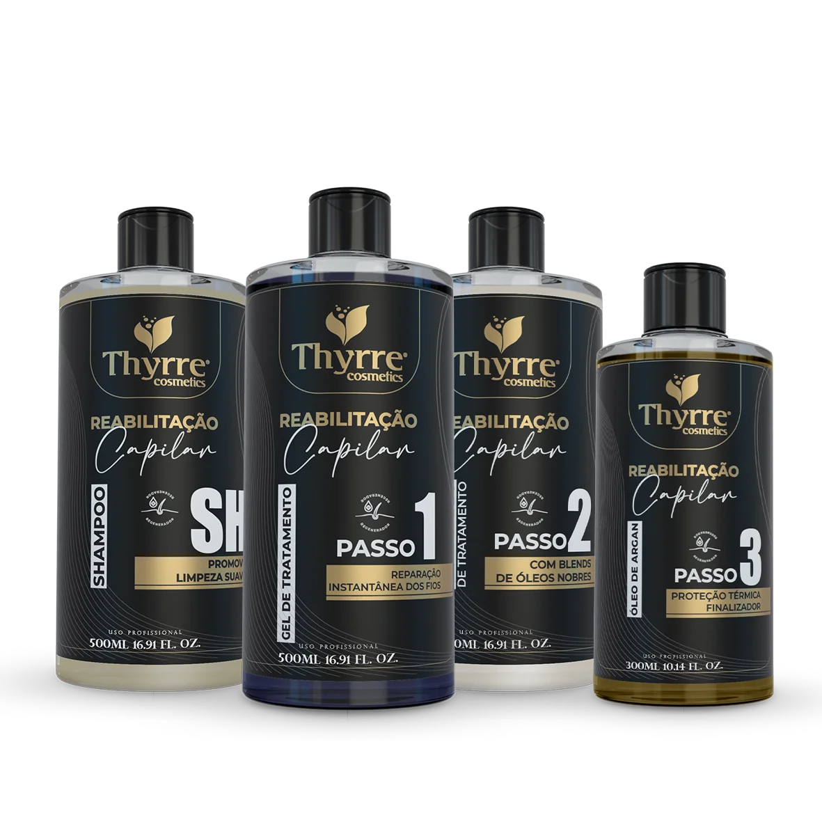 Kit Rehabilitation 4 stages Thyrre Cosmetics(500ml*3)