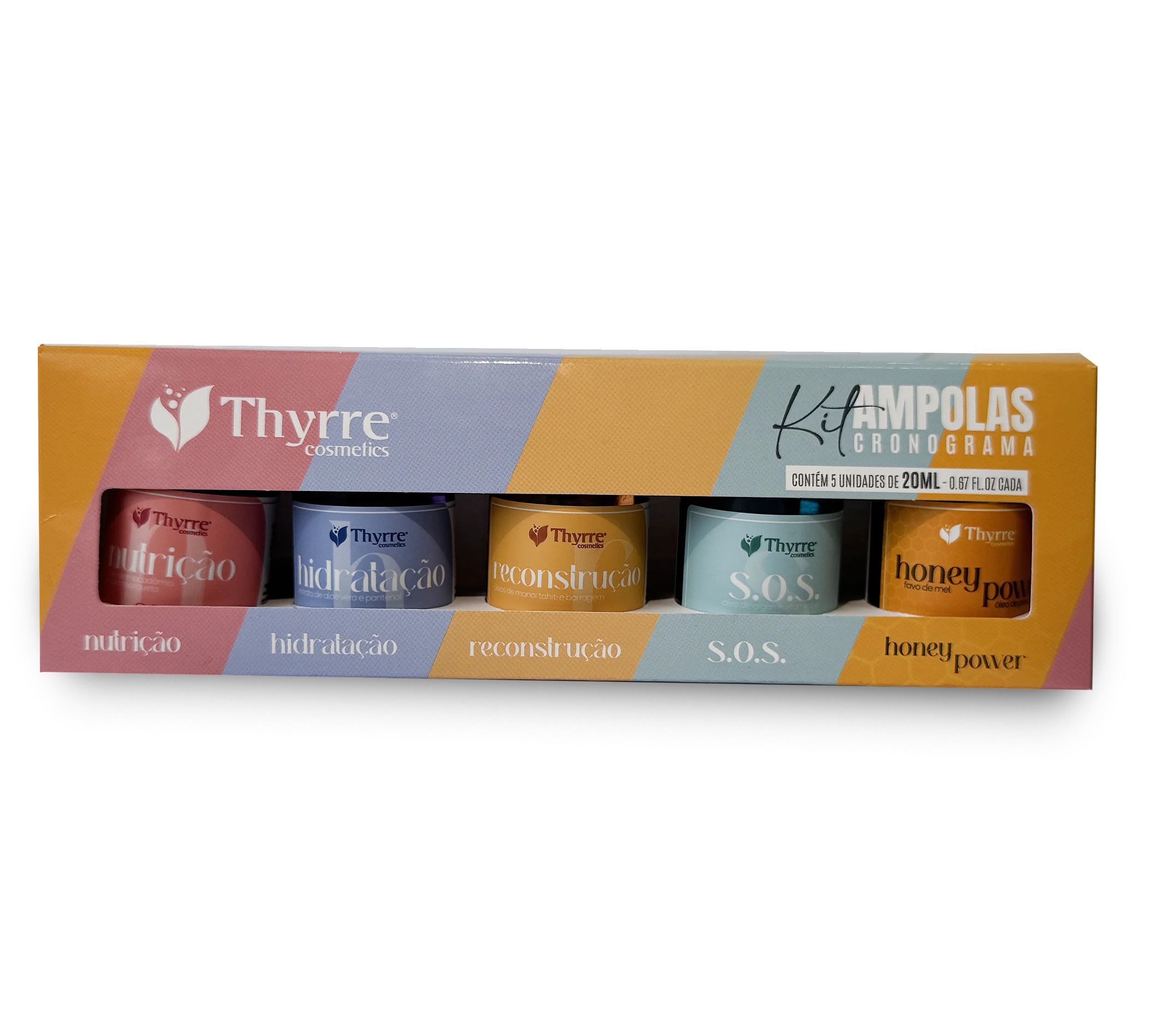 [P6K3NGJFD] Kit Ampoules Cronograma Thyrre Cosmetics