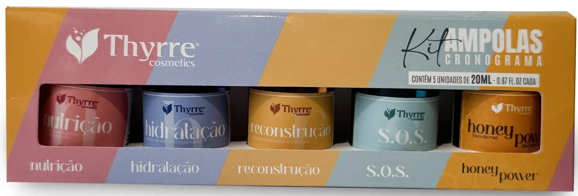 Kit Ampoules Cronograma Thyrre Cosmetics