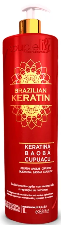 Keratin BRAZILIAN KERATIN SOUPLELISS PROFESSIONAL 1l