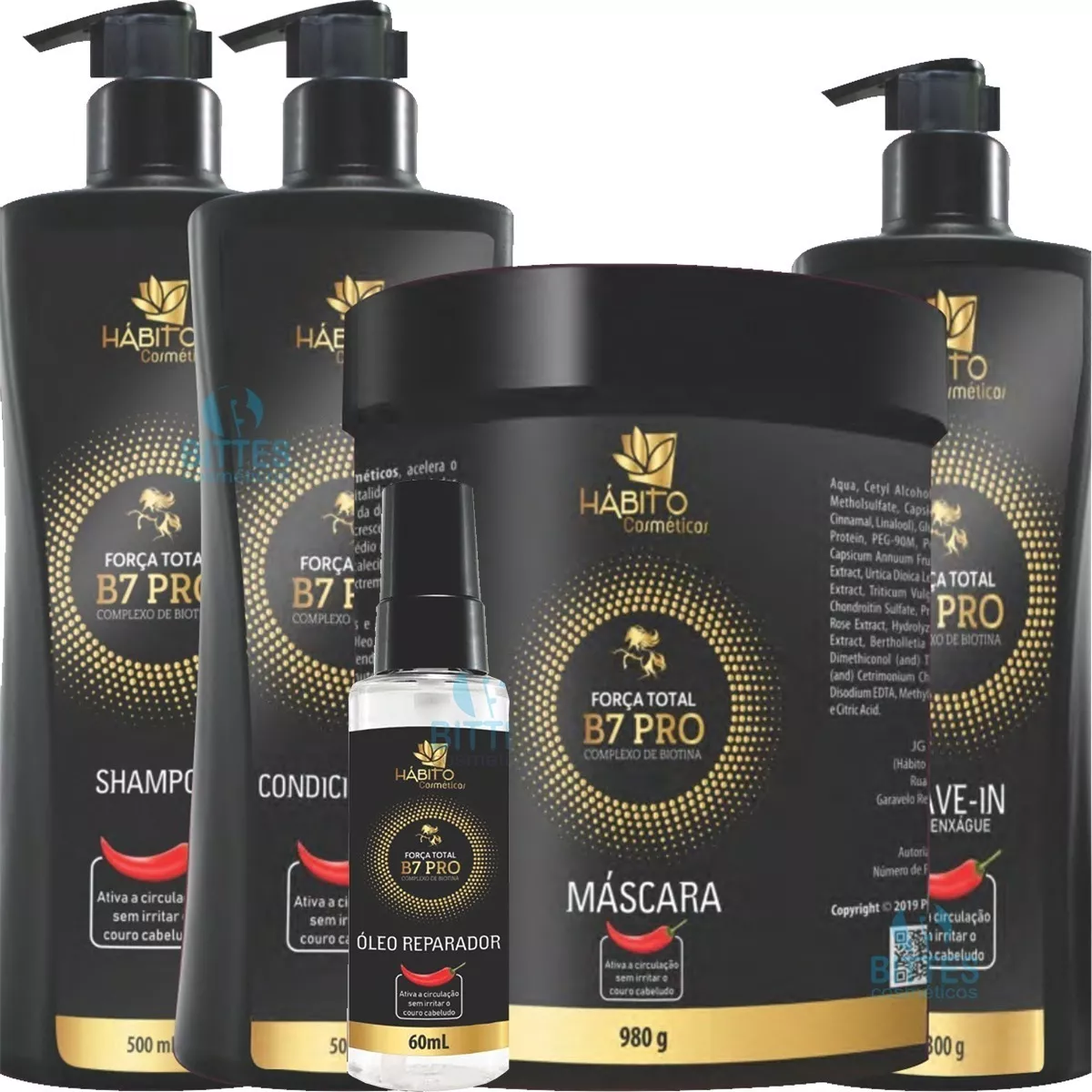 [HABFOR] Habito Cosmeticos  KIT Тотальный рост