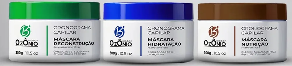 Kit Biotop Ozonio капилярное восстановление - 3*300gr