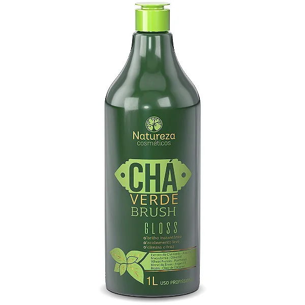 [BRUSHNAT] Nanoplasty Brush Gloss Chá Verde - Natureza Cosméticos 1L