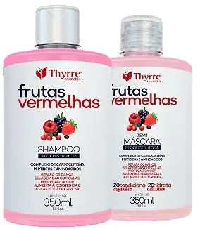 [P6338AAA] Набор Шампунь+Бальзам для Домашнего Ухода  Thyrre Frutas Vermelhas 350ml*2