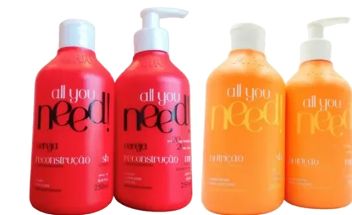 [2RDLKLWWEE2] 2 Home care kits Mirai line from EAE Cosméticos 300ml*2+200ml*2