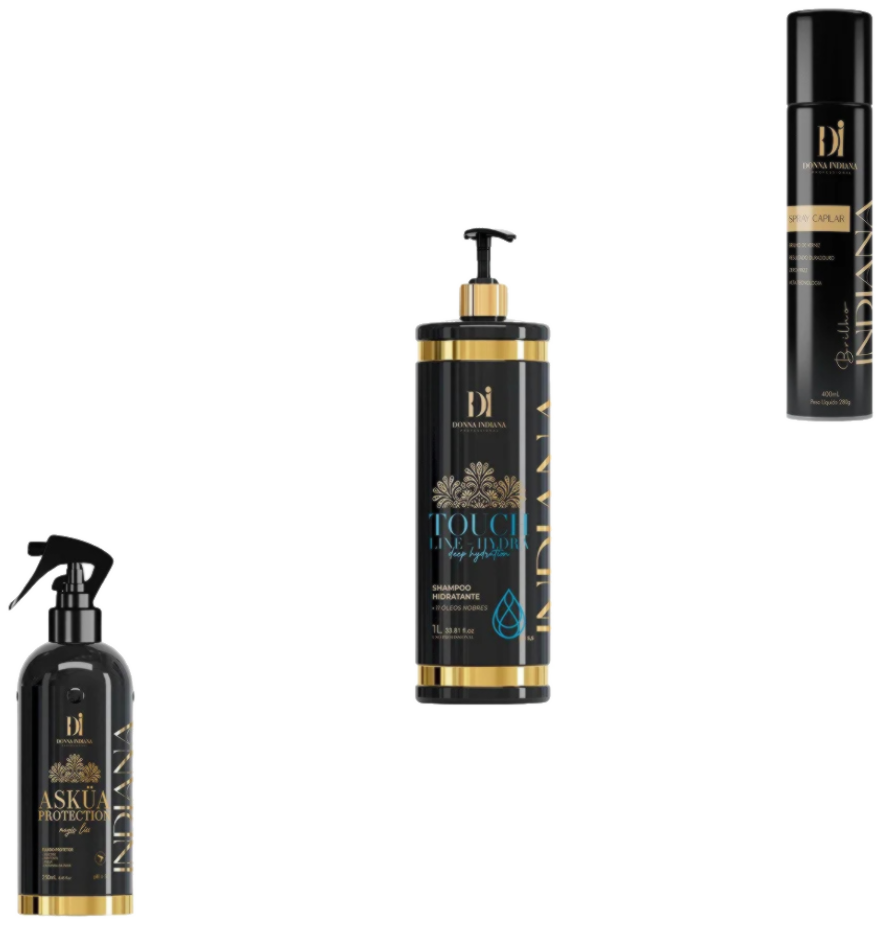 [DONNAIND3] Donna Indiana Liso Hair Reducer Volume Nanoplasty Set from Quenn Care (3 products)