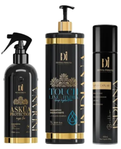 [DONNAIND3] Набор Нанопластики Donna Indiana Liso Hair Reducer Volume от Quenn Care (3 продукта)