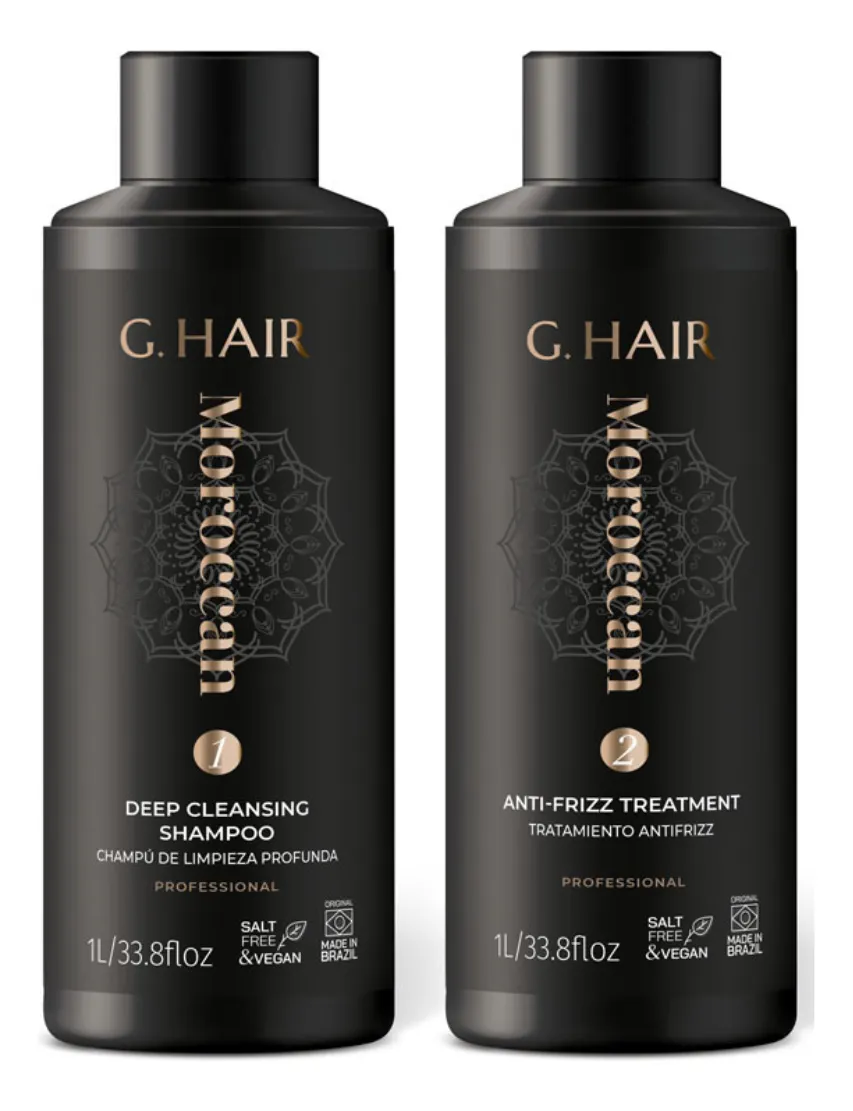 [500188] KIT КЕРАТИН G.HAIR (iNOAR) MARROQUINA CAPILAR, 1 Л*2