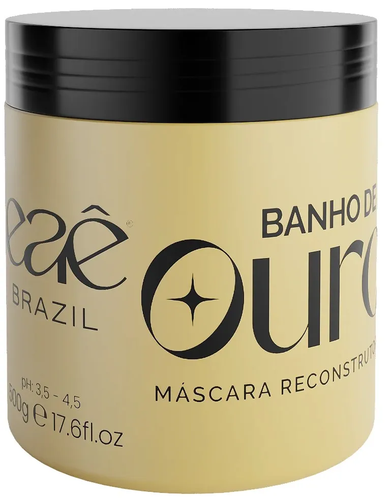 Маска восстановление и реконструкция Banho De Ouro 500g - Eaê Brazil
