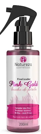 Финализатор Pink Gold 200ml - Natureza Cosméticos