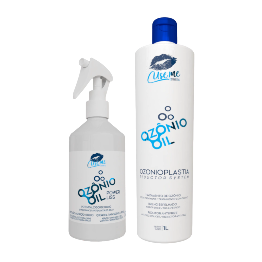 USE ME KIT Ozônio Oil Ozonoplasty 1lt+Spray Power Liss 500ml