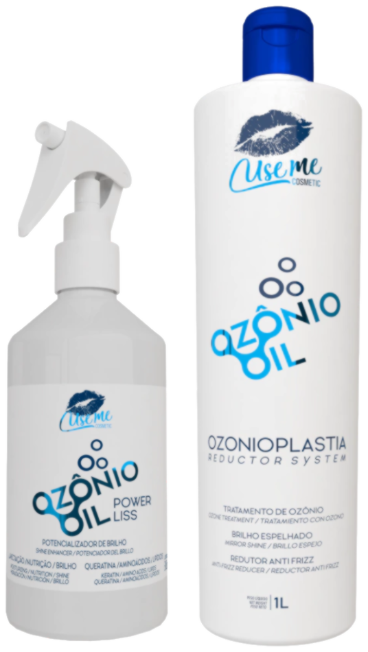 USE ME KIT Ozônio Oil Ozonoplasty 1lt+Spray Power Liss 500ml