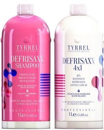 [000322,000323] TYRREL DEFRISAXX 4 in 1 Hair Botox Kit 1L+1L