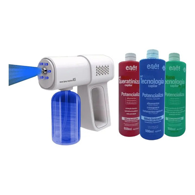 [1440,JF6GLJH5N-S,JF6GLJH5N-Z,MLB3988595307] Hair Nanocrystallization Kit with Nano-Ionic Sprayer | Nanotecnologia Hair Eae