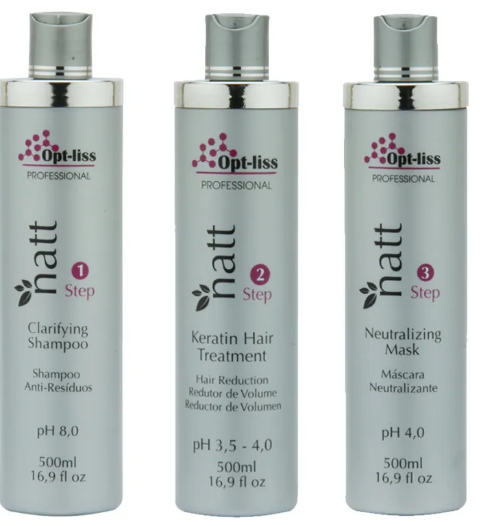 NATT Keratin Hair Treatment by OPT LISS - 3 x 500ml