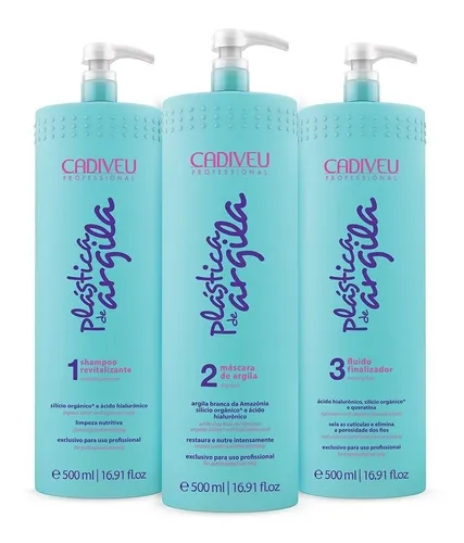 [289PN] Cold Botox Set Cadiveu Plastica de Argila 500/500/500 ml