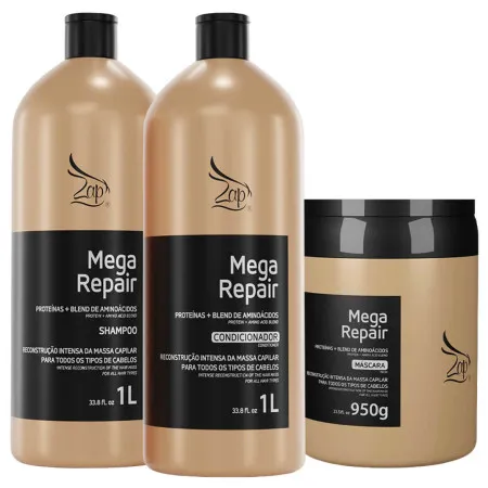 Zap Mega Repair Reconstruction Kit 2 x 1 L + Mask 950 g