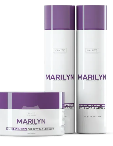 Vanite Marilyn набор домашнего ухода: шампунь 250 мл + кондиционер 250 мл + маска 300 г